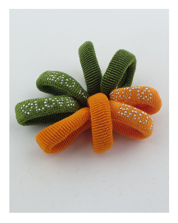 Colored hair elastics