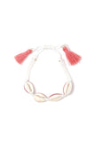 Cowrie Seashell Tassel Adjustable Bracelet