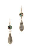 Teardrop Shape Dangle Drop Earring