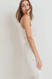 Ruffled Edges Spaghetti Strap Dress