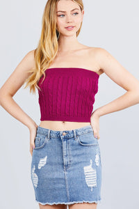 Twisted Effect Tube Sweater Top