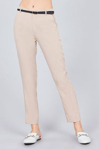 Classic Woven Pants W/belt