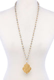 Designer Multi Bead Pendant Necklace