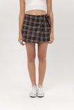 Knit Yarn Dye Plaid Skirt