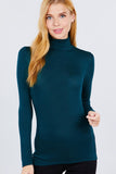 Turtle Neck Rayon Jersey Top