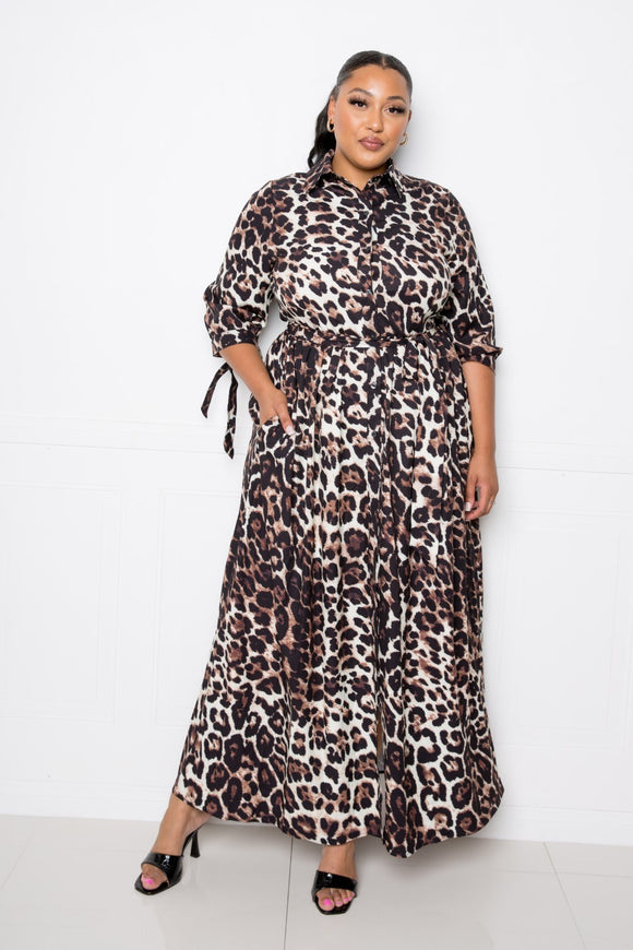 Leopard Printed Dress