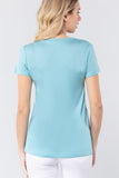 V-neck Rayon Jersey Top