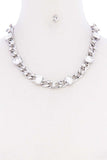 Rhinestone Cuban Link Necklace