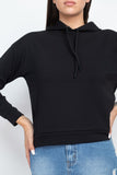 Self-tie Drawstrings Hoodie