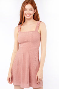 Knit Solid Mini Tank Torso Dress