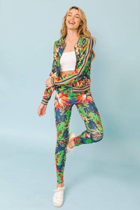 Floral Mix Print Tracksuit