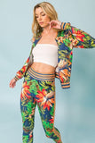 Floral Mix Print Tracksuit