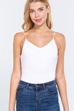 V-neck 2 Ply Cami Bodysuit