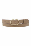 Loop Through Infinity Buckle Skinny Belt