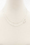 Oval Link Layered Necklace