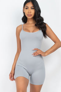 Sexy Backless Cami Romper