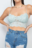 Cami Floral Lace Bralette Top