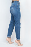 Distressed Boyfriend Jeans