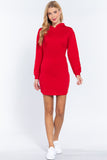 Hoodie French Terry Mini Dress