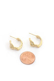 Sodajo Organic Shape 18k Gold Dipped Earring