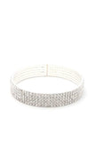 Pave Rhinestone Cuff Bracelet