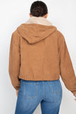 Zippered Corduroy Jacket