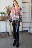 Beautiful Aztec Print Long Sleeve Sweater