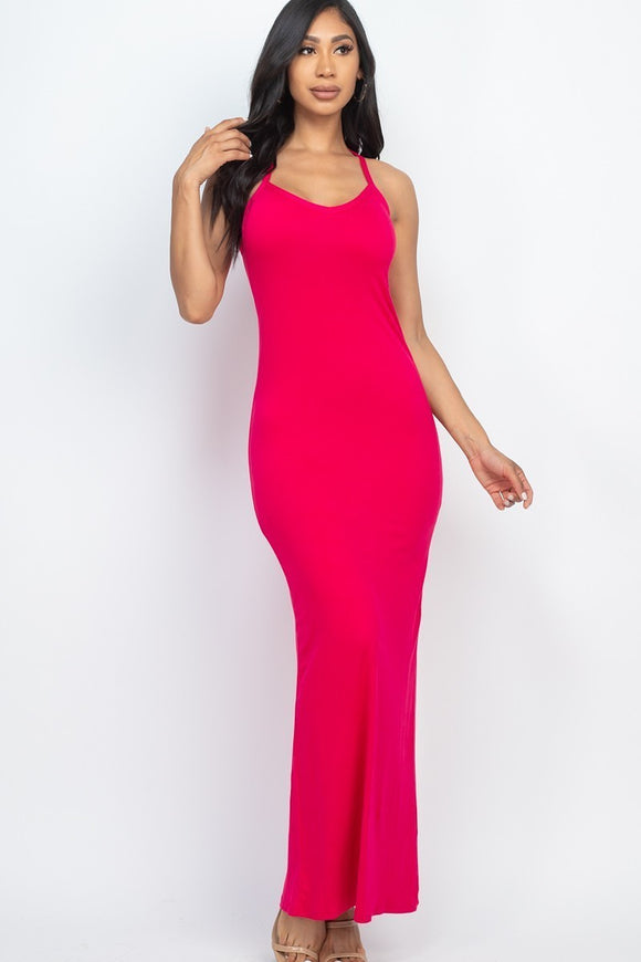 Racer Back Maxi Dress