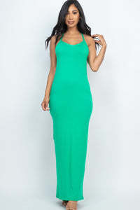 Racer Back Maxi Dress