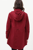 Long Line Hooded Utility Anorak Jacket Coat