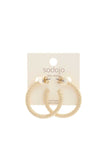 Sodajo Metal Open Hoop Earring