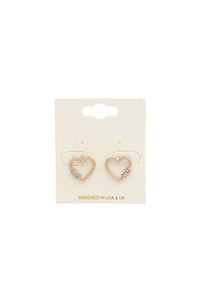 Heart Shape Metal Earring